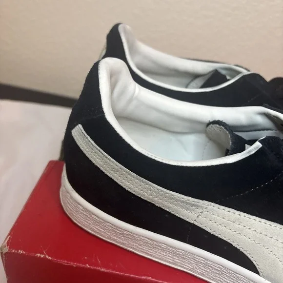 Puma Men's Suede Classic Sneaker, Size 12 M, Black - Picture 10 of 16
